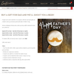 Spend $75 on Dad – Get $20 of Free Beer or Spirits @ CCLiquor