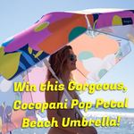 Win a Designer Pop Petal Beach Umbrella (Value $159) from Cocopani