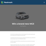 Win a 2018 MG MG3 Core Hatchback Worth $17,500 from Realmark [WA]