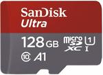 SanDisk Ultra 128GB Micro SD Card 100Ms Class 10 $30.86 + Delivery (Free with Prime over $49 Spend) @ Amazon US via Amazon AU