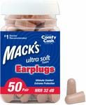 [Prime] Mack's Ultra Soft Ear Plugs 50 Pairs $13.76 Delivered @ Amazon US via AU