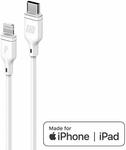 20% off MFi Certified USB-C to Lightning Cables (Xiaomi Zmi & Momax 0.3m $12.8 to 2.2m $24) + Post (Free $49/Prime) @ Amazon