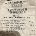 [VIC] Mimosa Cantilever Umbrella 3m Round $100, Gasmate 600mm Glass Table for Patio Heater $30 @ Bunnings, Altona North