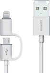 Romoss 1m Lightning/Micro USB 2-in-1 Charging and Data Sync Cable $5.99 + Delivery ($0 with Prime/ $39 Spend) & More@ Amazon AU