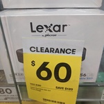 [VIC] Lexar Workflow 256GB SSD Portable Drive $60 (Save $120) in Store @ BigW, Fountain Gate