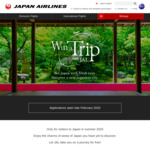 Fly to Japan, Then Apply to Receive Free 'Mystery' Internal JAL Flights in Japan (July 1 to Sep 30) @ Jal.co.jp