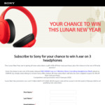 Win 1 of 8 Pairs of Sony h.ear on 3 Wireless NC Headphones Worth $399.95 from Sony