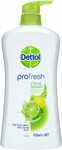Dettol Profresh Shower Gel Body Wash Lemon and Lime 950mL $8.50 + Delivery ($0 with Prime/ $39 Spend) @ Amazon AU