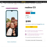realme C3 Optus $179 (RRP $199, Limited time $20 Off)