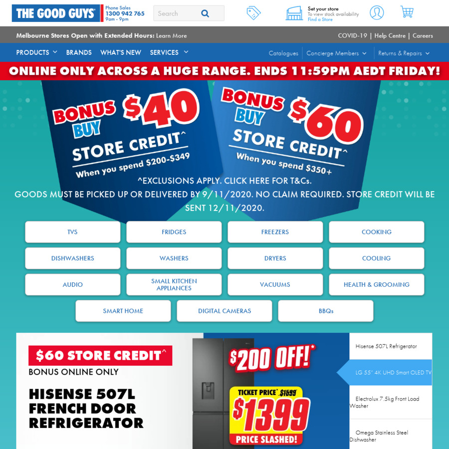 Bonus Store Credit - $40 with $200-$349 Spend, $60 with $350+ Spend ...