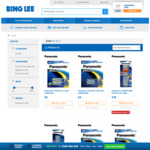 Panasonic EVOLTA AAA or AA Alkaline Batteries 2 Pack - $2 @ Bing Lee