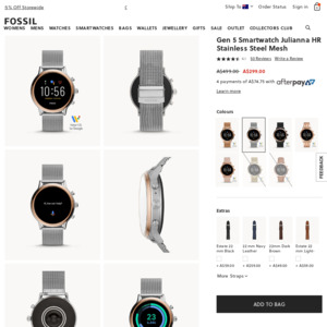 fossil gen 5 coupon