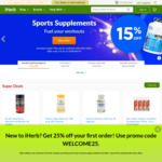 25% off for New Accounts (Exclusions Apply) @ iHerb
