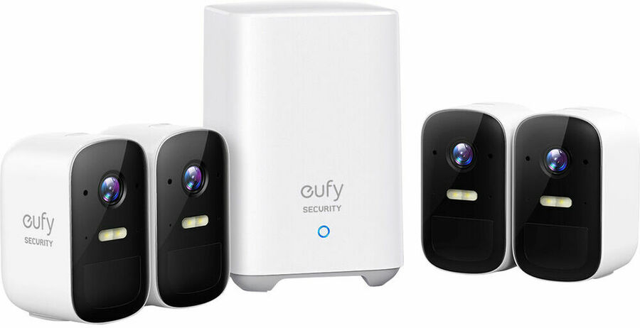 Eufy Wireless 1080p Security Camera System 4 Pack 2C $489.30 Delivered ...