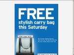 Free carry bag with The Age (Melbourne) Saturday 23rd Aug