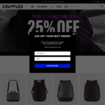 Click Frenzy: 25% off Storewide (Exclusions Apply) + Mantra Promo (up to 40% off) @ Crumpler (Instore and Online)