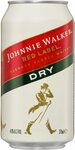 Johnnie Walker Red Blended Scotch Whisky and Ginger 375ml Can 6pk $13.17 + Delivery ($0 with Prime/ $39 Spend) @ Amazon AU