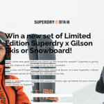 Win Limited Edition Superdry x Gilson Skis or Snowboard Worth Up to $1,200 from Superdry