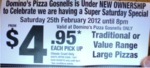 $4.95 Pickup Traditional/Value Pizza at Gosnells WA - 25th of Feb Only, until 8pm
