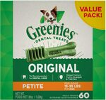 Greenies Original Petite Dental Dog Treat 1kg $34.99 ($31.49 via Subscribe & Save) + Delivery ($0 with Prime/ $39+) @ Amazon AU
