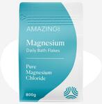 Amazing Oils Magnesium Bath Flakes 800g $19.95 + Free Delivery @ Tilba Beauty