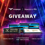 WIn 1 of 3 Team Group SSD/RAM Prizes from Techpowerup