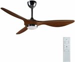 reiga 52-in DC Motor Ceiling Fan with LED Light Remote Control $175.99 Delivered @ reiga fan Amazon AU