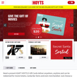 15% off Hoyts Giftcards and Vouchers