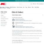 C&C Service Fee Waived for Orders below $20 (Was $3) @ Kmart