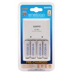 Sanyo Eneloop 4x AA and Charger Is Half Price at DSE (Online Only) $14.99 + Shipping