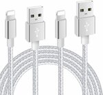 IGUGIG  2Pack Nylon Braided Lightning Cable $7.89 (Was $12.99) + Delivery ($0 with Prime/ $39 Spend) @ WQQ Direct via Amazon AU