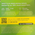 1 Month Free nbn 100/20,100/40, 250/25, 1000/50 (Save up to $149, New Customers Only) @ Aussie Broadband