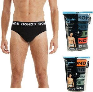 Bonds Mens Underwear Hipster Brief Medium 5 pack
