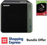 Qnap TS-453D 4 Bay Diskless NAS + Seagate IronWolf 8TB NAS HDD Bundle $929.00 + Delivery + Surcharge @ Shopping Express
