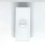 Lumex Silica White Glass Wall Light Switch Architrave 16A $4.99 Delivered @ Eeet5p eBay