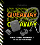 Win 1 of 60 Silicone 5-Piece AirPods Accesssories Kit Worth $9.99 from FitTrack Australia