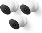 [Zip] Google Nest Cam Wireless Camera (Outdoor or Indoor, Battery) - 3 Pack - $645.99 Delivered @ Mobileciti eBay