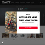50% off All e-Skateboards, Kid's e-Scooters, up to 50% off e-Bikes, Free Delivery / MEL C&C @ Ignite Electric Vehicles