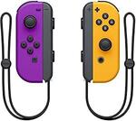 Nintendo Switch Joy-Con Controller Pair (Purple/Neon Orange) $89 Delivered @ Amazon AU