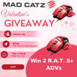 Win 2 Mad Catz R.A.T. 8+ ADV Gaming Mouse from Mad Catz