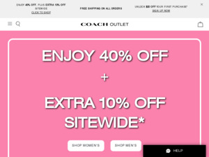 Coach outlet coupon discount 10