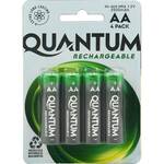 Quantum Ni-Mh Rechargeable AA Batteries 2500mAh 4-Pack $12.25 @ Woolworths