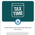 Earn Double Flybuys Points (2 Points Per Dollar) @ Bunnings (Activation Required)