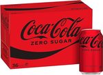 Coca-Cola Zero Sugar Multipack Cans 36 x 375ml $16.14 (Was $32.28) + Delivery ($0 with Prime/ $59 Spend) @ Amazon Warehouse