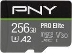 [Backorder] PNY PRO Elite 256GB microSDXC U3 V30 UHS-I Memory Card $27.90 + Delivery ($0 with Prime/ $59 Spend) @ Amazon AU