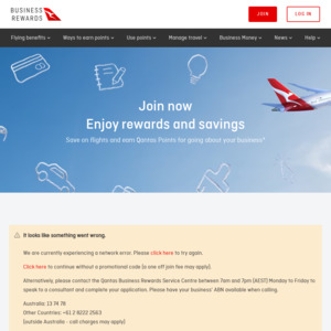 Join Qantas Business Rewards for Free (Normally $89.50, Requires ABN) @ Qantas