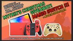 Win a Super Mario Bros Nintendo Switch OLED and Mytrix's Gold Glitter Pro Controller from Mytrix