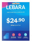 Lebara 25GB 30 Days Prepaid Starter Kit for $6 (Bonus 5GB Data for The First 30 Days) @ Woolworths