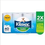 Kleenex Double Length Toilet Paper 40 Count $36 ($32.40 S&S) + Delivery ($0 with Prime/ $59 Spend) @ Amazon AU