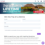 Win a $50,000 Travel Voucher from Inspiring Vacations